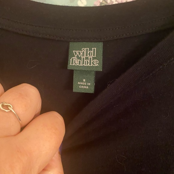 Wild Fable Oversized Sequin Tee, sz Small - Picture 8 of 11